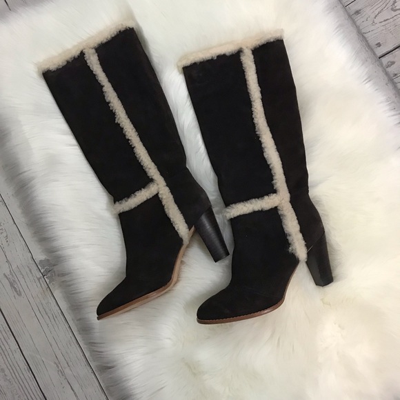 Candela Shoes Candela Nyc Shearling Knee High Boots New Candela Shoes Candela Nyc Shearling Knee High Boots New